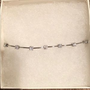 Fake diamond bracelet